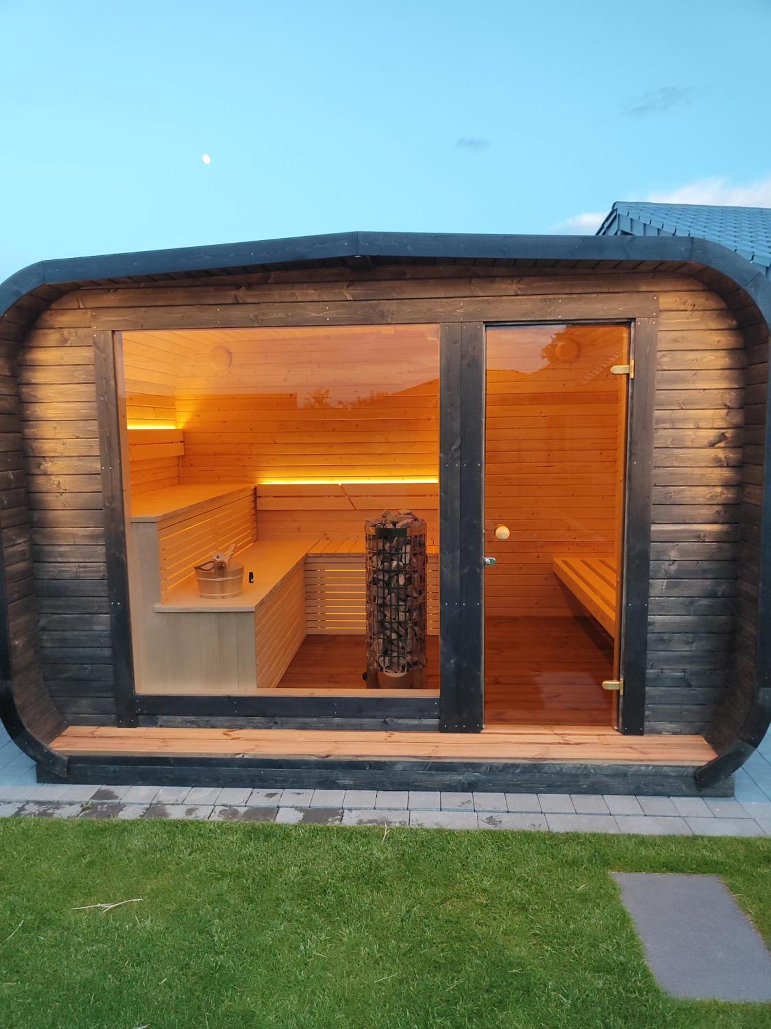 Ferienhaus Devilina Mit Sauna Am Harkebruegger See Barssel  Exterior photo