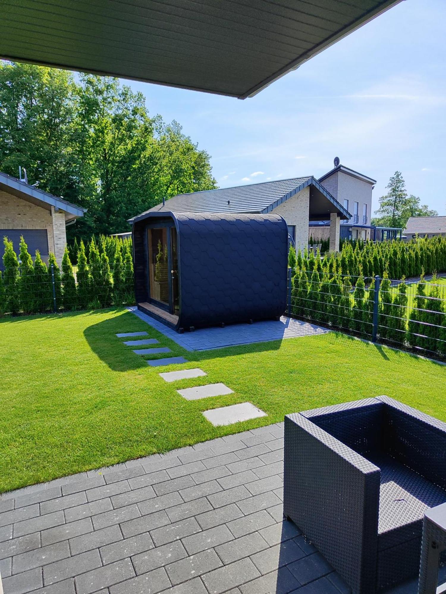Ferienhaus Devilina Mit Sauna Am Harkebruegger See Barssel  Exterior photo